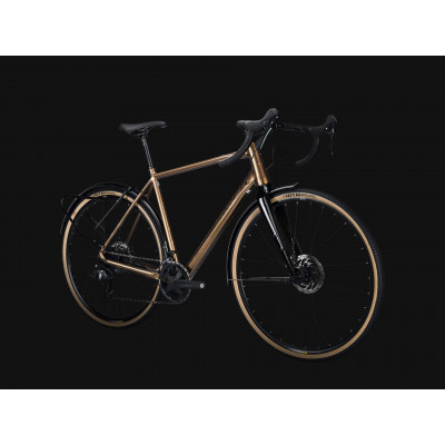 Vélo gravel 700 alu - LAPIERRE 2023 CrossHill 3.0 - Marron irisé décor noir : 2x10v