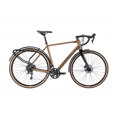 Vélo gravel 700 alu - LAPIERRE 2023 CrossHill 3.0 - Marron irisé décor noir : 2x10v