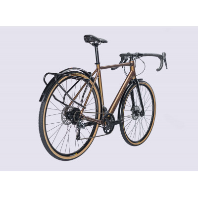  Vélo gravel 700 alu - LAPIERRE 2023 CrossHill 3.0 - Marron irisé décor noir : 2x9v