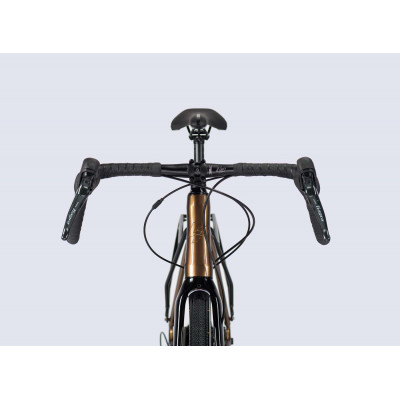 Vélo gravel 700 alu - LAPIERRE 2023 CrossHill 3.0 - Marron irisé décor noir : 2x10v