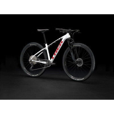 Vélo VTT 29p alu - TREK 2023 X-Caliber 8 - Crystal White - Blanc décor rouge et noir
