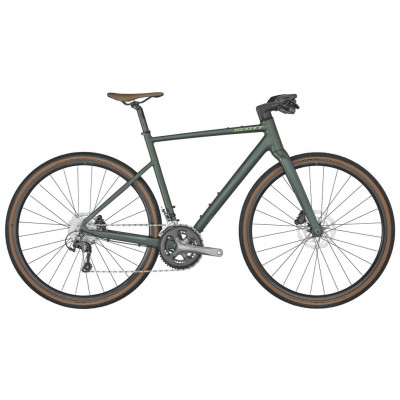  Vélo course fitness 700 alu - SCOTT 2022 Métrix 20 - Gris mat décor gris clair : 2x10v