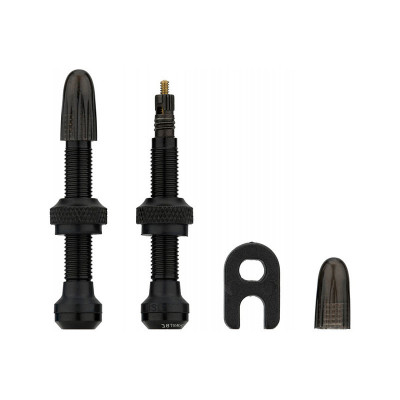 Valves tubeless SCHWALBE alu Valve Presta 40mm noire