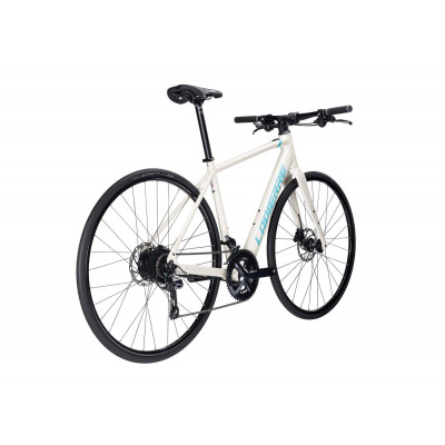  Vélo électrique route alu 700 - LAPIERRE 2022 E.Sensium 2.2 W 250 guidon plat - Crème décor turquoise : 2x9v.