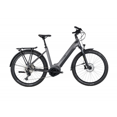  Vélo électrique VTC 27.5p alu - LAPIERRE 2022 Overvolt eExplorer 7.6 LS 630 - Marron métallisé décor argent : 63mm