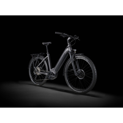 Vélo électrique VTC 27.5p alu - LAPIERRE 2023 Overvolt eExplorer 7.6 LS 630 - Marron métallisé décor argent