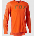 Maillot manches longues - FOX Flexair Pro - orange fluo décor vert