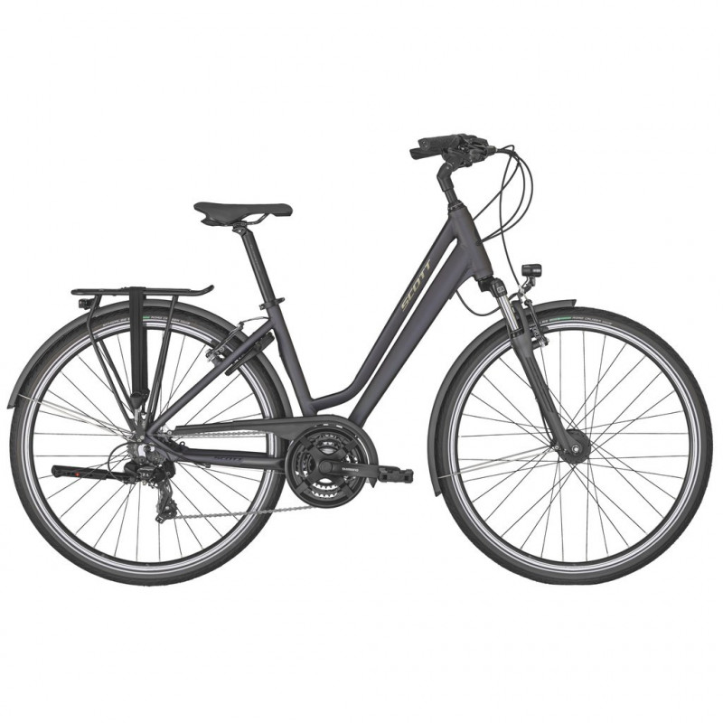  Vélo urbain unisex 28p alu - SCOTT 2022 Sub Comfort 20 Unisex - Anthracite mat décor argent : 50 mm