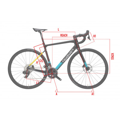  Vélo course 700 carbon - WILIER 2023 Garda Disc Ultégra 11v RS171 - noir mat décor rouge et blanc : 2x11v