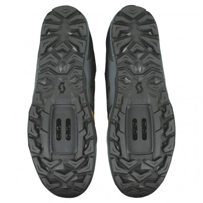 Chaussures vtt et gravel - SCOTT Crus-R Boa - gris foncé décor noir