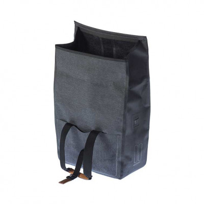  Sacoche arrière latérale BASIL polyester Urban Dry Shopper 25 noire
