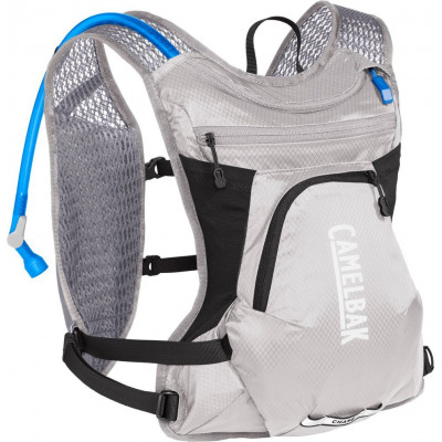 Sac hydratation route ou vtt - CAMELBAK Women Chase Bike Vest - gris argent décor noir