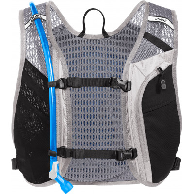 Sac hydratation route ou vtt - CAMELBAK Women Chase Bike Vest - gris argent décor noir