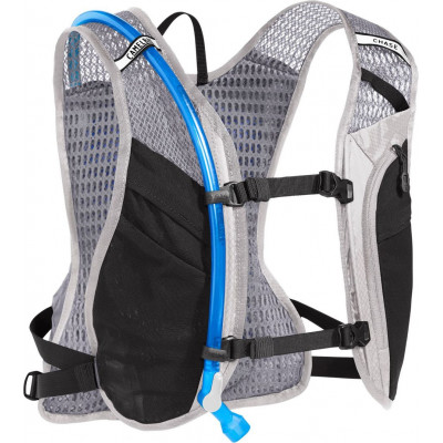 Sac hydratation route ou vtt - CAMELBAK Women Chase Bike Vest - gris argent décor noir