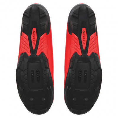 Chaussures gravel et vtt - SCOTT Comp Boa - rouge décor noir