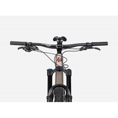 Vélo VTT 29p carbone - LAPIERRE Zesty AM CF 7.9 - Gris nacré décor noir  : 150/150mm