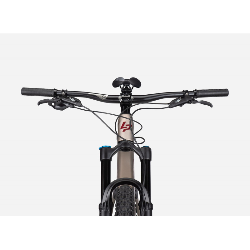 Vélo VTT 29p carbone - LAPIERRE 2023 Zesty AM CF 7.9 - Gris nacré décor noir  : 150/150mm