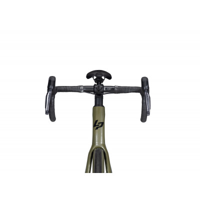 Vélo course 700 carbone - LAPIERRE 2024 Pulsium Sat 7.0 DI2 Disc - Vert kaki décor noir : 2x12v,