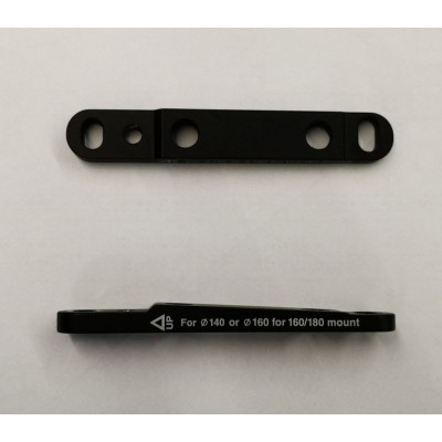 Adaptateur frein à disque SHIMANO route gravel Etrier Avant 140/160 noir,