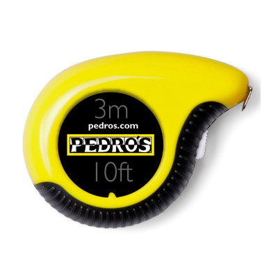  Mètre ruban PEDROS à enrouleur Tape Measure 3/10 jaune et noir