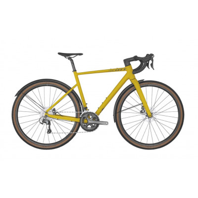  Vélo gravel 700 alu - SCOTT 2022 Speedster Gravel 40 EQ - orange décor anthracite : 2x10v
