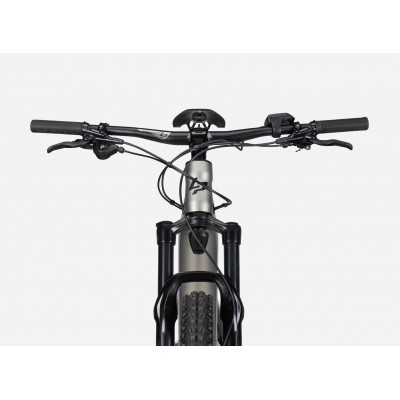  Vélo VTT électrique 27.5p alu - LAPIERRE 2022 Overvolt TR 5.6 625 - Gris titane décor noir : 140/130mm