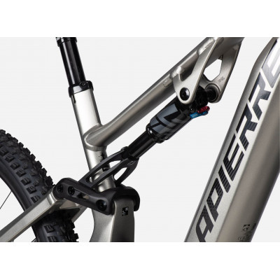  Vélo VTT électrique 27.5p alu - LAPIERRE 2022 Overvolt TR 5.6 625 - Gris titane décor noir : 140/130mm