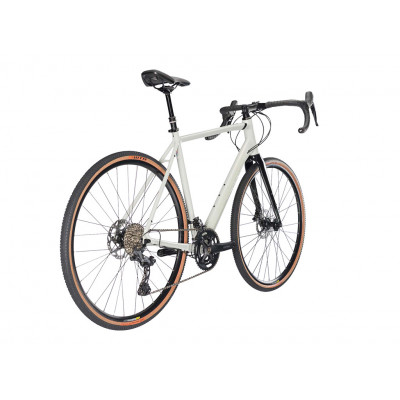 Vélo gravel 700 alu - LAPIERRE 2023 CrossHill 5.0 - Crème décor crème et noir ...