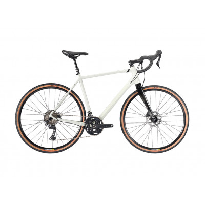 Vélo gravel 700 alu - LAPIERRE 2023 CrossHill 5.0 - Crème décor crème et noir ...