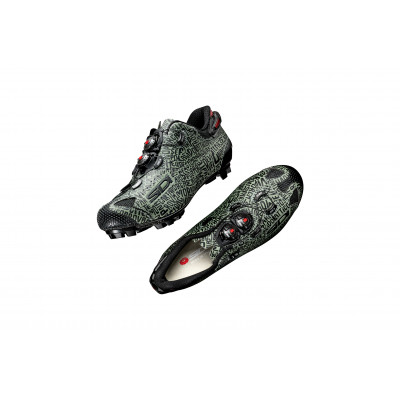 Chaussures gravel et vtt - SIDI Tiger 2 Dzéro - vert décor noir