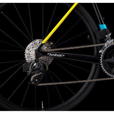  Vélo course 700 carbon - WILIER 2023 Garda Disc 105 11v RS171 - noir brillant décor Astana : 2x11v