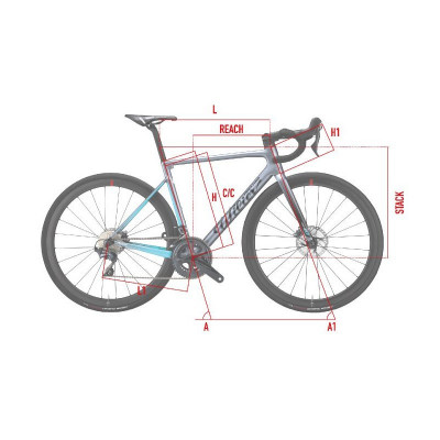 Vélo course 700 carbon - WILIER  Zéro SL Disc - noir décor rouge : 2x12v 48x35/10x33