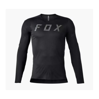  Maillot manches longues - FOX Flexair Pro - noir décor gris : tissu léger