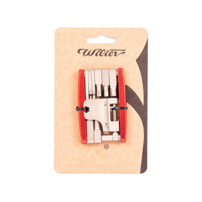 Outil WILIER multi-outil Mini Tool 16 alu rouge