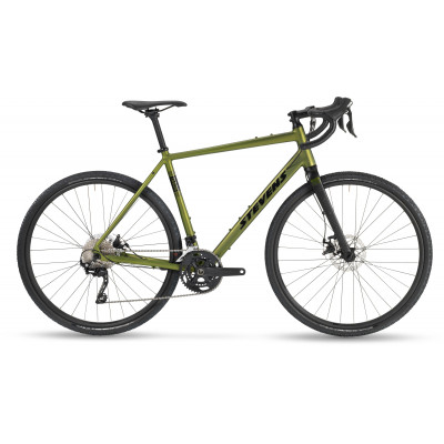 Vélo gravel 700 alu - STEVENS 2025 Tabor - Vert irisé mat Décor noir: 2x10v