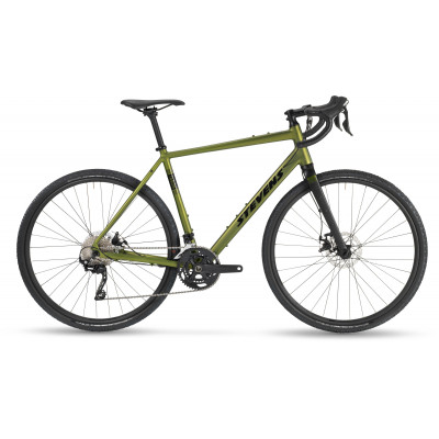 Vélo gravel 700 alu - STEVENS 2024 Tabor - Vert irisé mat Décor noir: 2x10v