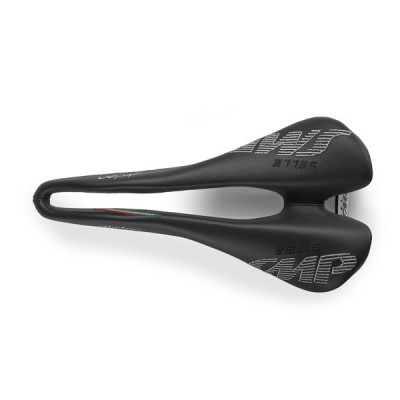 Selle SMP route Glider 136 noir décor blanc