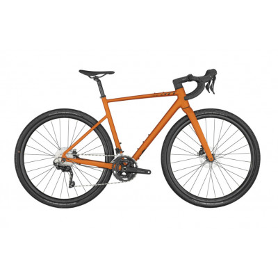  Vélo gravel 700 alu - SCOTT 2023 Speedster Gravel 30 Orange - Orange mat décor noir : 2x10v