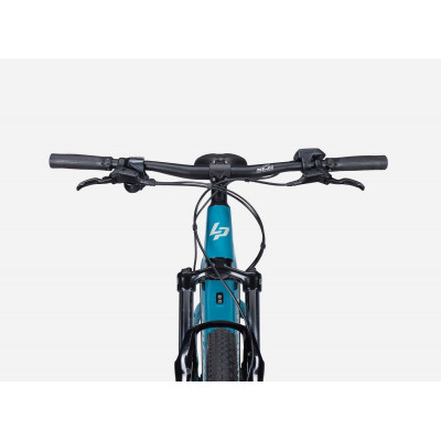  Vélo électrique VTT 29p alu - LAPIERRE 2023 Overvolt HT 5.5 500 - Bleu  turquoise décor ivoire et noir : 100mm