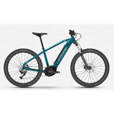  Vélo électrique VTT 29p alu - LAPIERRE 2023 Overvolt HT 5.5 500 - Bleu  turquoise décor ivoire et noir : 100mm