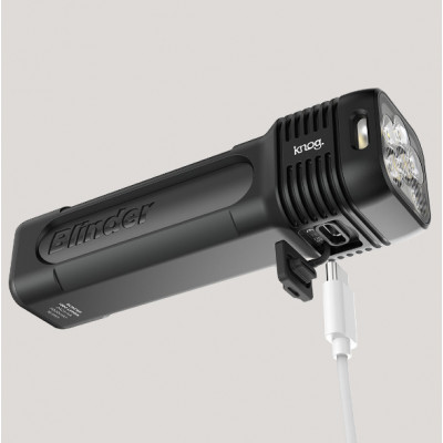 Eclairage avant KNOG usb Blinder 1300 Front noir