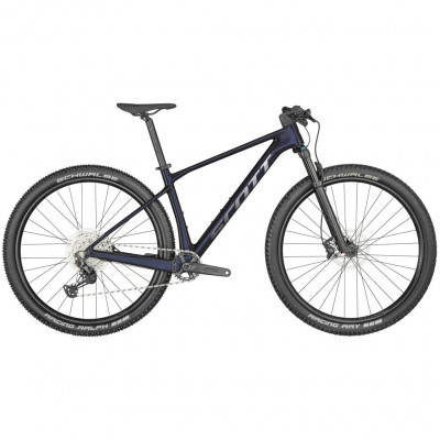  Vélo VTT 29p carbone - SCOTT 2023 Scale 930 Blue - bleu nuit décor argent : 100mm