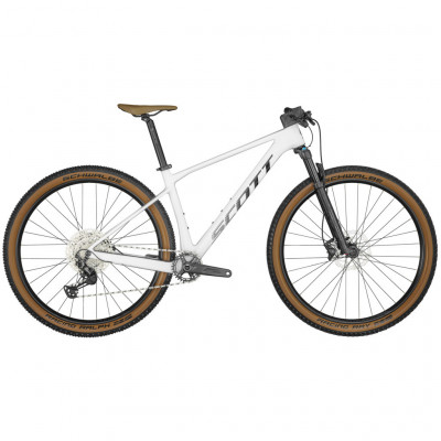  Vélo VTT 29p carbone - SCOTT 2023 Scale 930 White - blanc décor noir : 100mm