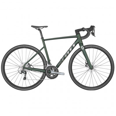 Vélo course 700 alu - SCOTT 2024 Speedster 20 - Vert forêt irisé décor argent : 2x10v