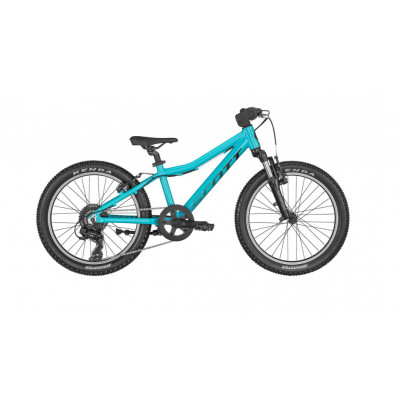  Vélo VTT enfant 6 à 9 ans alu 20p - SCOTT 2023 Scale 20 Blue - Bleu turquoise décor noir : 40mm