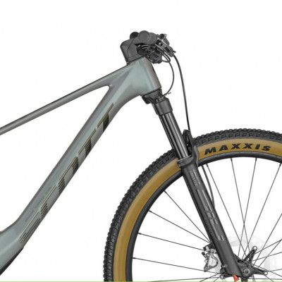 Vélo VTT 29 carbone - SCOTT 2023 Spark RC Pro - Gris nacré décor noir : 120/120mm