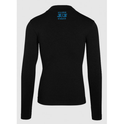 Sous-vêtement hiver - ASSOS Winter LongSleeves - noir décor bleu