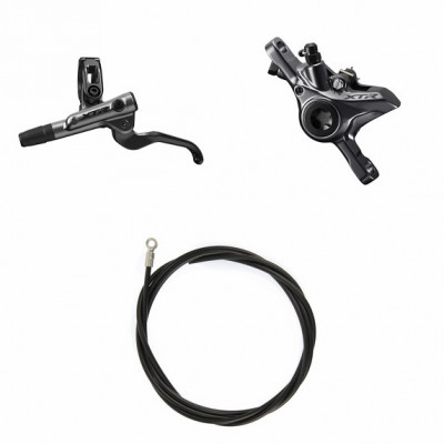 Frein à disque SHIMANO avant XTR M9100 PM anthracite décor noir