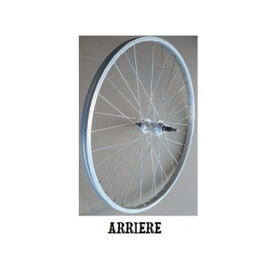 Roue à pneu arrière 700 CLASSIQUE route moyeu alu 130 roue-libre à vis