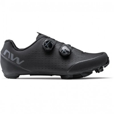 Chaussures vtt et gravel - NORTHWAVE Rebel 3 - gris anthracite décor noir